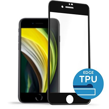 AlzaGuard 2.5D Glass with TPU Frame pro iPhone 7 / 8 / SE 2020 / SE 2022 černé (AGD-TGTF001B)