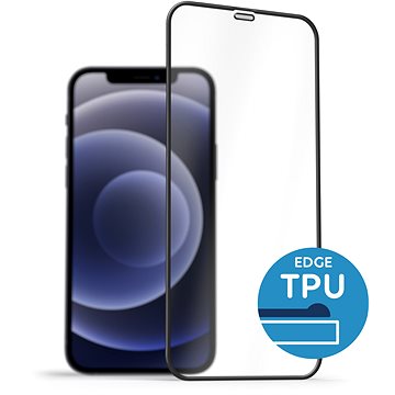 AlzaGuard 2.5D Glass with TPU Frame pro iPhone 12 / 12 Pro černé (AGD-TGTF004B)