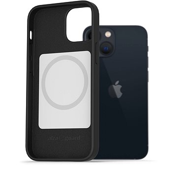 AlzaGuard Magsafe Silicone Case pro iPhone 13 Mini černé (AGD-MFMS0002B)
