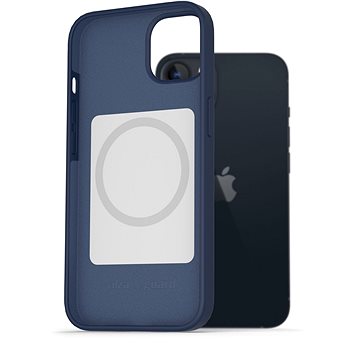 AlzaGuard Magsafe Silicone Case pro iPhone 13 modré (AGD-MFMS0003L)