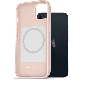 AlzaGuard Magsafe Silicone Case pro iPhone 13 růžové (AGD-MFMS0003P)