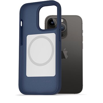AlzaGuard Magsafe Silicone Case pro iPhone 14 Pro modré (AGD-MFMS0006L)