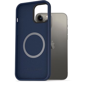 AlzaGuard Magnetic Silicone Case pro iPhone 13 Pro Max modré (AGD-PCMS0007L)