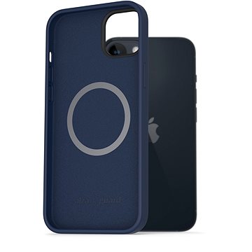 AlzaGuard Magnetic Silicone Case pro iPhone 14 Plus modré (AGD-PCMS0009L)