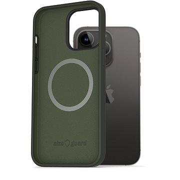 AlzaGuard Magnetic Silicone Case pro iPhone 14 Pro Max zelené (AGD-PCMS0011E)