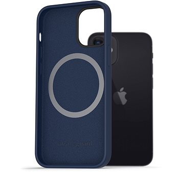 AlzaGuard Magnetic Silicone Case pro iPhone 12 Mini modré (AGD-PCMS001L)