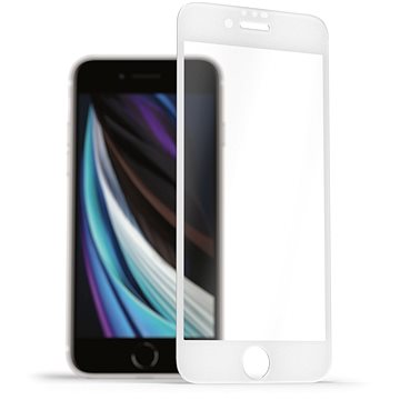 AlzaGuard 2.5D FullCover Glass Protector pro iPhone 7 / 8 / SE 2020 / SE 2022 bílé (AGD-TGB0001W)
