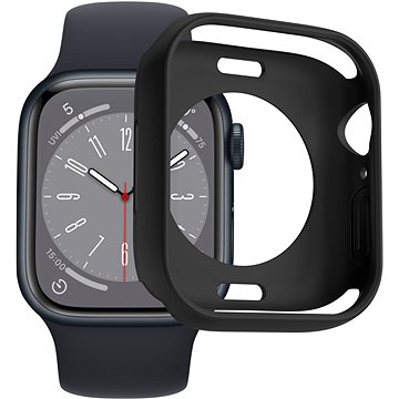 AlzaGuard Matte TPU HalfCase pro Apple Watch 45mm černé (AGD-WCH0006B)