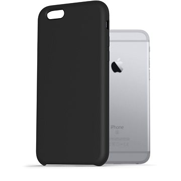 AlzaGuard Premium Liquid Silicone Case pro iPhone 6 / 6s černé (AGD-PCS0001B)