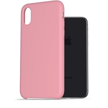 AlzaGuard Premium Liquid Silicone Case pro iPhone X / Xs růžové (AGD-PCS0002P)