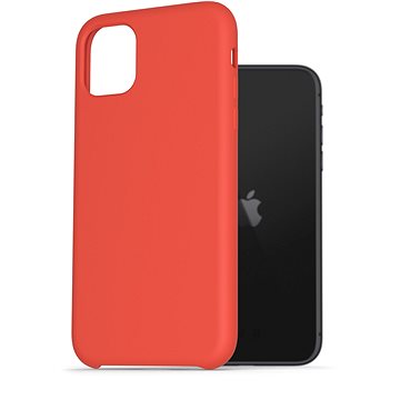 AlzaGuard Premium Liquid Silicone Case pro iPhone 11 červené (AGD-PCS0004R)