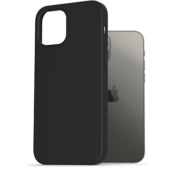 AlzaGuard Premium Liquid Silicone Case pro iPhone 12 / 12 Pro černé (AGD-PCS0010B)