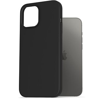 AlzaGuard Premium Liquid Silicone Case pro iPhone 12 Pro Max černé (AGD-PCS0011B)