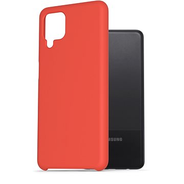 AlzaGuard Premium Liquid Silicone Case pro Samsung Galaxy A12 červené (AGD-PCS0018R)