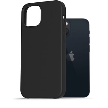 AlzaGuard Premium Liquid Silicone Case pro iPhone 13 Mini černé (AGD-PCS0052B)