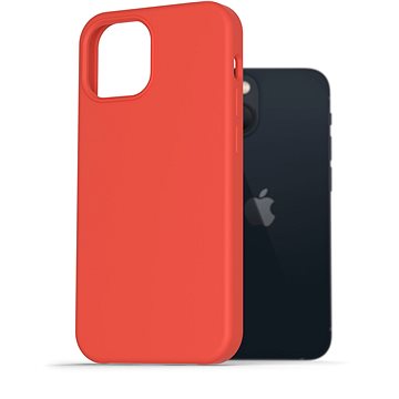 AlzaGuard Premium Liquid Silicone Case pro iPhone 13 Mini červené (AGD-PCS0052R)