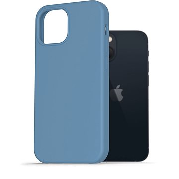 AlzaGuard Premium Liquid Silicone Case pro iPhone 13 Mini modré (AGD-PCS0052L)