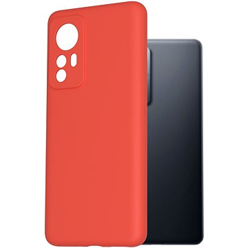 AlzaGuard Premium Liquid Silicone Case pro Xiaomi 12 / Xiaomi 12X červené (AGD-PCS0087R)