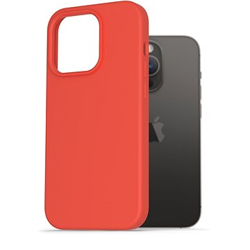 AlzaGuard Premium Liquid Silicone Case pro iPhone 14 Pro červené (AGD-PCS0095R)