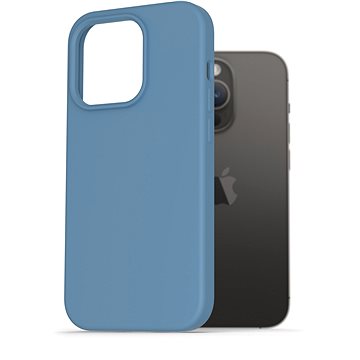 AlzaGuard Premium Liquid Silicone Case pro iPhone 14 Pro modré (AGD-PCS0095L)