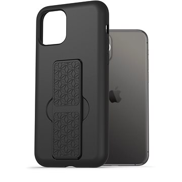 AlzaGuard Liquid Silicone Case with Stand pro iPhone 11 Pro černé (AGD-PCSS0005B)