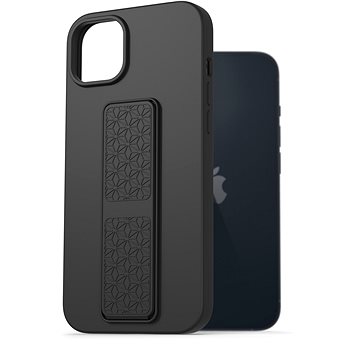 AlzaGuard Liquid Silicone Case with Stand pro iPhone 14 Plus černé (AGD-PCSS0030B)