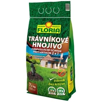 FLORIA Trávníkové hnojivo s odpuzujícím účinkem proti krtkům 7,5kg (008214)