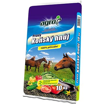 AGRO Pravý koňský hnůj 10 kg (000775)