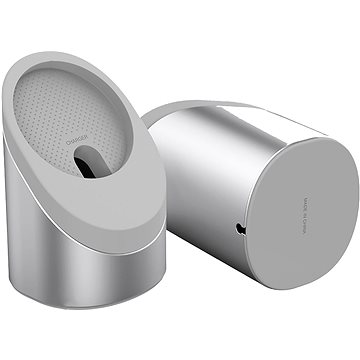 AhaStyle hliníkovo-silikonový Magsafe stojánek 360° stříbrný (PT134-Silver)