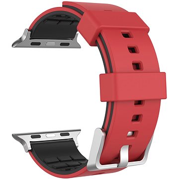 AhaStyle řemínek pro Apple Watch 42/44mm silikon, dark red (WA11-44-Dark-Red)