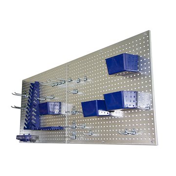 AHProfi kovová děrovaná stěna - 34 ks příslušenství (JJ001143)