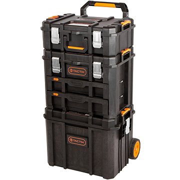 Tactix Sada vodotěsných kufrů na kolečkách, 3 ks (TC32036a)