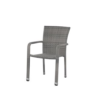 DIMENZA Židle zahradní BARCELONA, tmavě šedá (8592280002550)