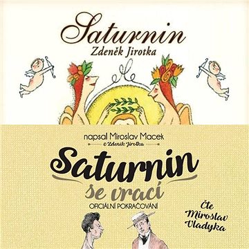 Balíček audioknih Saturnin a Saturnin se vrací za výhodnou cenu