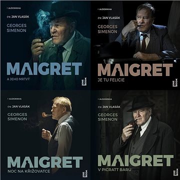 Balíček audioknih komisař Maigret za výhodnou cenu