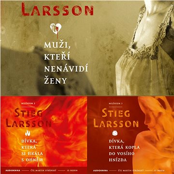 Balíček audioknih Milenium 1-3 - Larsson za výhodnou cenu