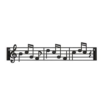 Balvi Music 27446, kov, š.44 cm, černý (27446)