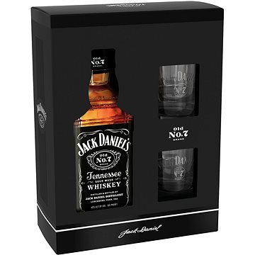 Jack Daniel's 0,7l 40% + 2x sklo GB (5099873045848)