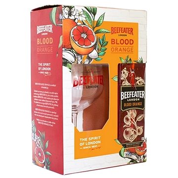 Beefeater Blood Orange 0,7l 37,5% + 1x sklo GB (8594405103104)