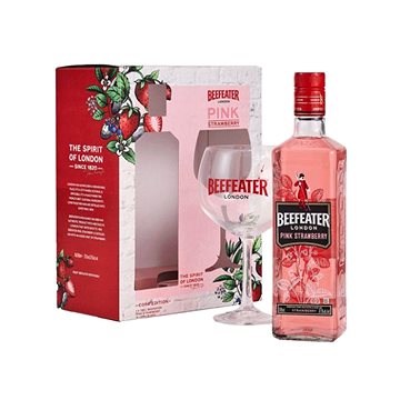 Beefeater Gin Pink 0,7l 40% + 1x sklo GB (7020292540681)