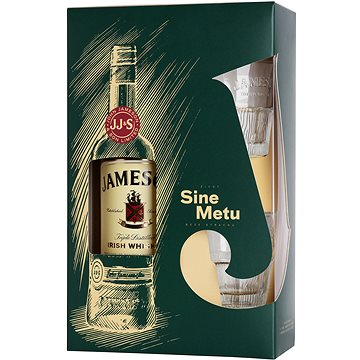 Jameson 0,7l 40% + 2x sklo GB (5011007004446)