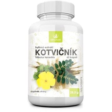 Allnature Kotvičník bylinný extrakt 60 kapslí (8595674628657)