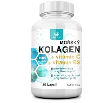 ALLNATURE Mořský kolagen + vitamín C + vitamín B3 30 tbl. (8595674626851)