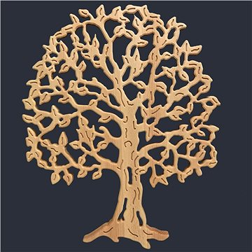AMADEA Dřevěný strom, masivní dřevo, 53x43x2,5 cm (36442-00)