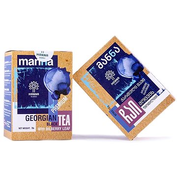 Manna gruzínský Černý čaj Premium s borůvkou sypaný 70g (25451759)
