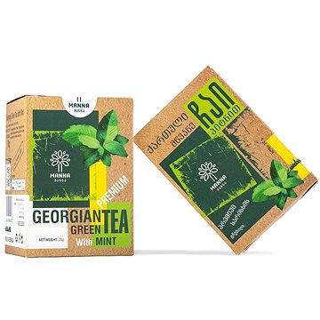 Manna gruzínský Zelený čaj s mátou Premium sypaný 70g (25451779)