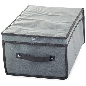 Verk 01321 Úložná krabice s odklápěcím víkem 45×30×20cm šedá (5863)