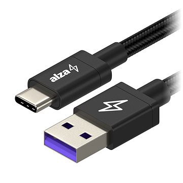 AlzaPower RapidCore Super Charge 5A USB-C 1m černý (APW-CBTC0091B)