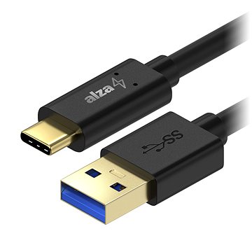 AlzaPower Core USB-C 3.2 Gen 1, 1m černý (APW-CBTC0041B)