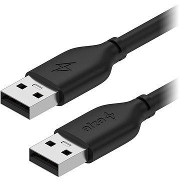 AlzaPower Core USB-A (M) to USB-A (M) 2.0, 0.5m černý (APW-CBAMAM205B)